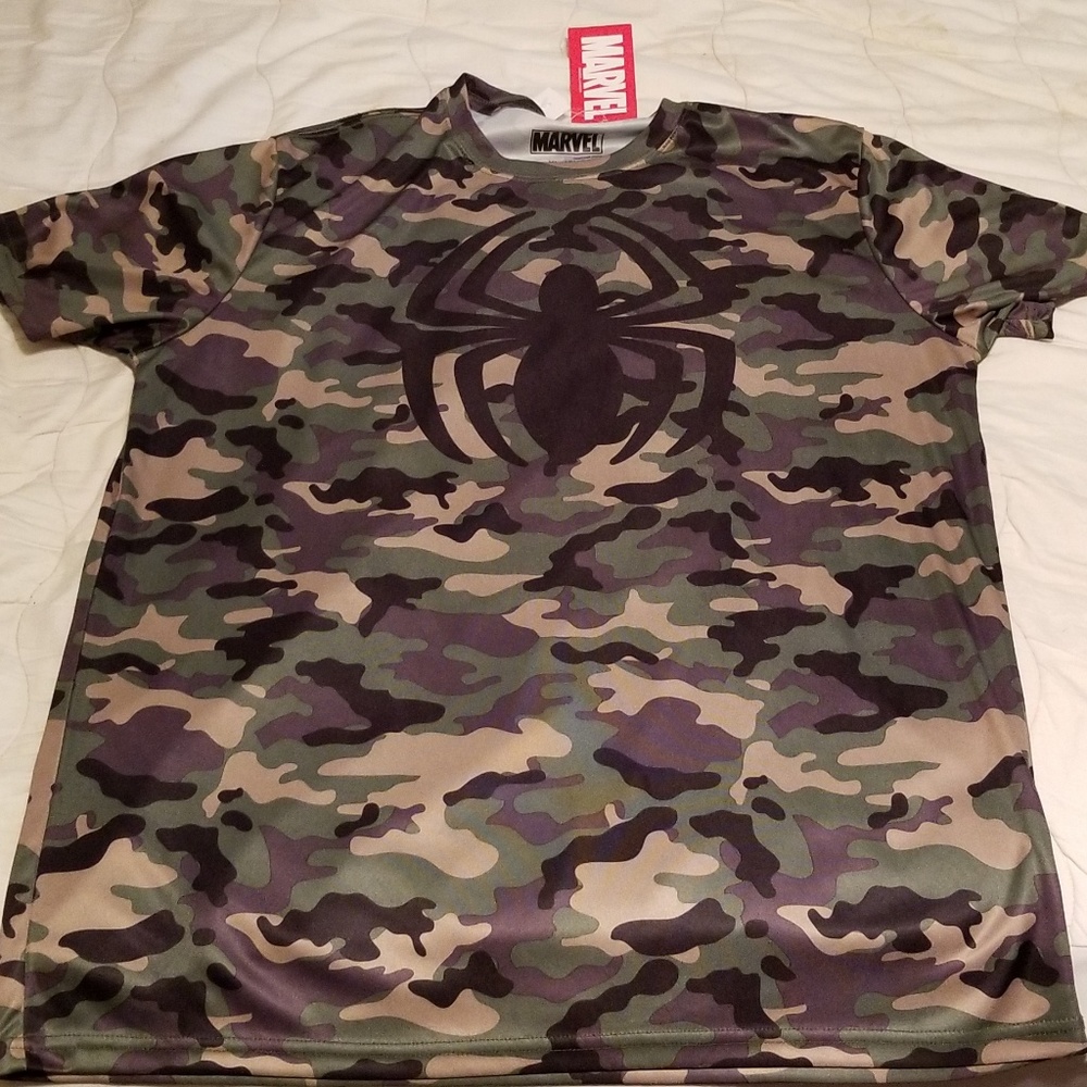 Brand new marvel camo tee